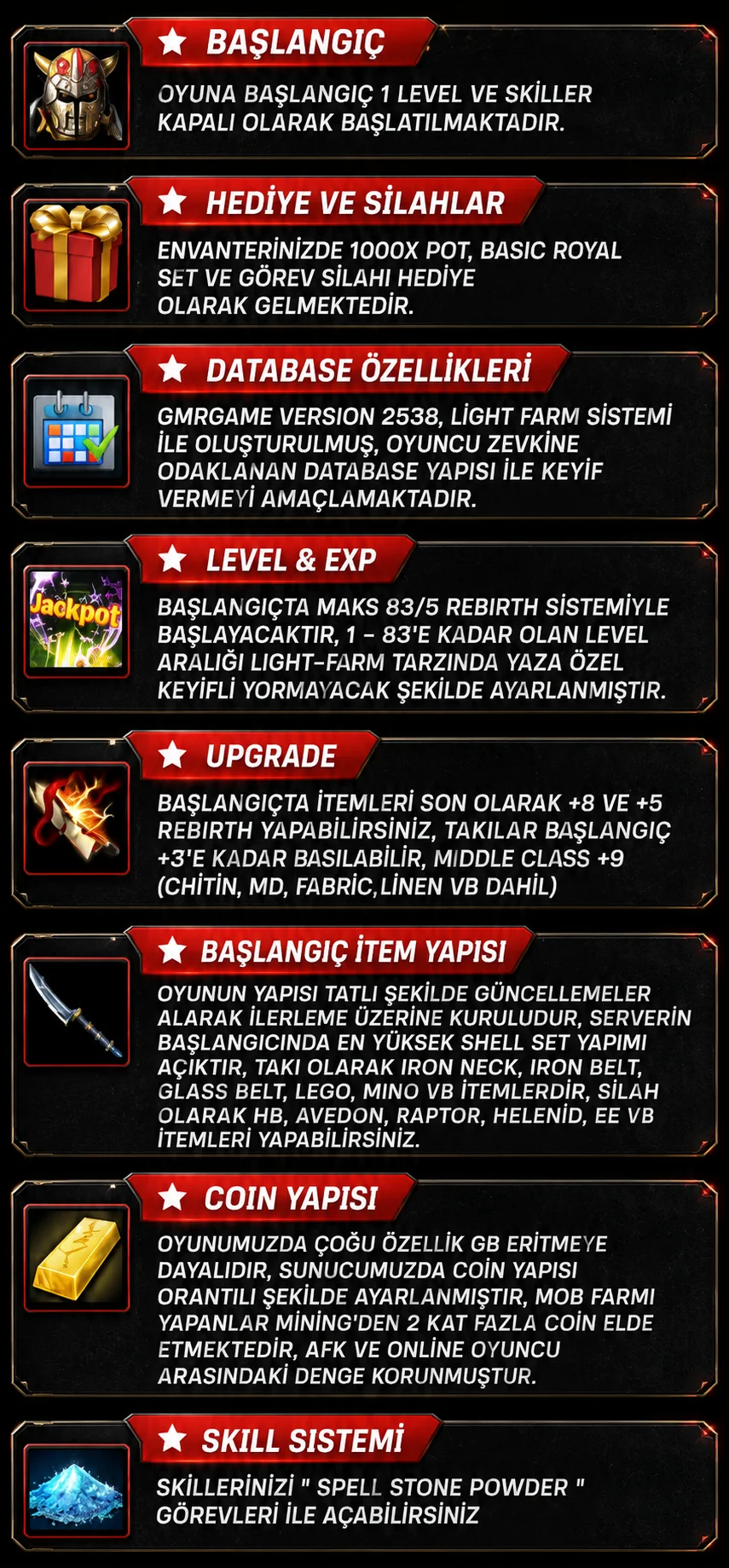 GENEL SUNUCU ÖZELLİKLERİ